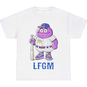 Grimace Mets baseball mascot beautiful monster shirt