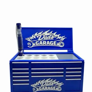 Dad’s Garage Mini Toolbox  Perfect desk organizer for pens, tools, bits, and small accessories.