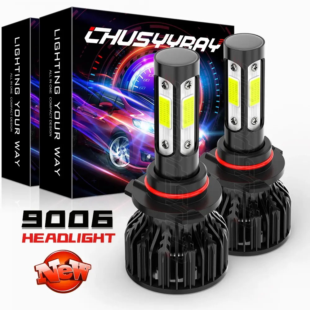 2x 9006 LED Headlight Bulbs Kit For Toyota Corolla Sedan 4-Door 1.8L 2001-2015