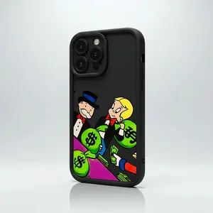 Richie Rich & Monopoly Guy Cash Vibes Phone Case for iPhone17/17PROMAX/17PRO/16/15/14/13/12/GALAXYS21/S22/S23/S24 Celestial Eye Layered Phone Case exquisite craftsmanship Cool trend BOBOJT1515002