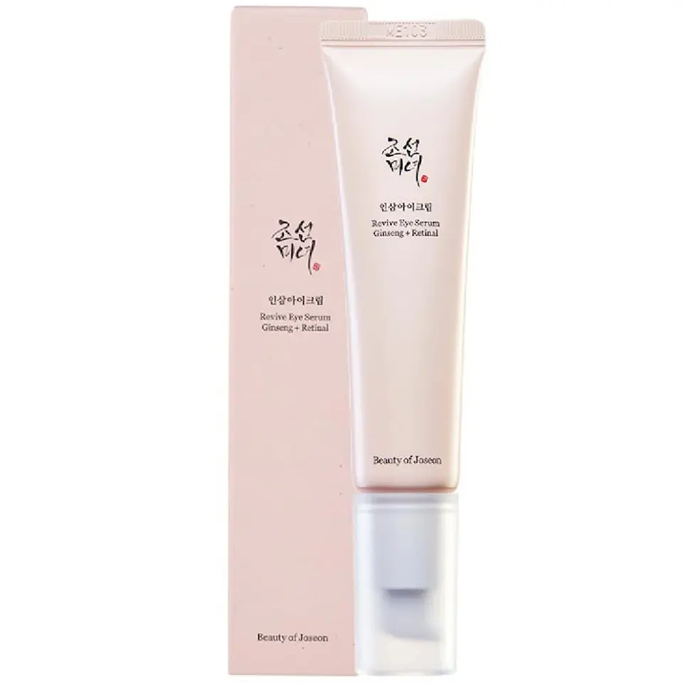 Beauty of Joseon Korean Ginseng+Retinal Revive Eye Serum - Lightweight Anti-Aging Eye Treatment, Brightening, Anti-Wrinkle, Daily Nourishing, 1.01 fl oz, Single Item, Smooth, 30Ml, Liquid, Eyes