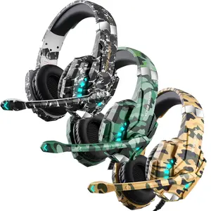 G9000 Upgraded Over-Ear Gaming Headset, Wired 7.1 Surround Sound, Deep Bass, Cool LED Lights, Noise-Cancelling Microphone, Full Compatibility, PC Headsets