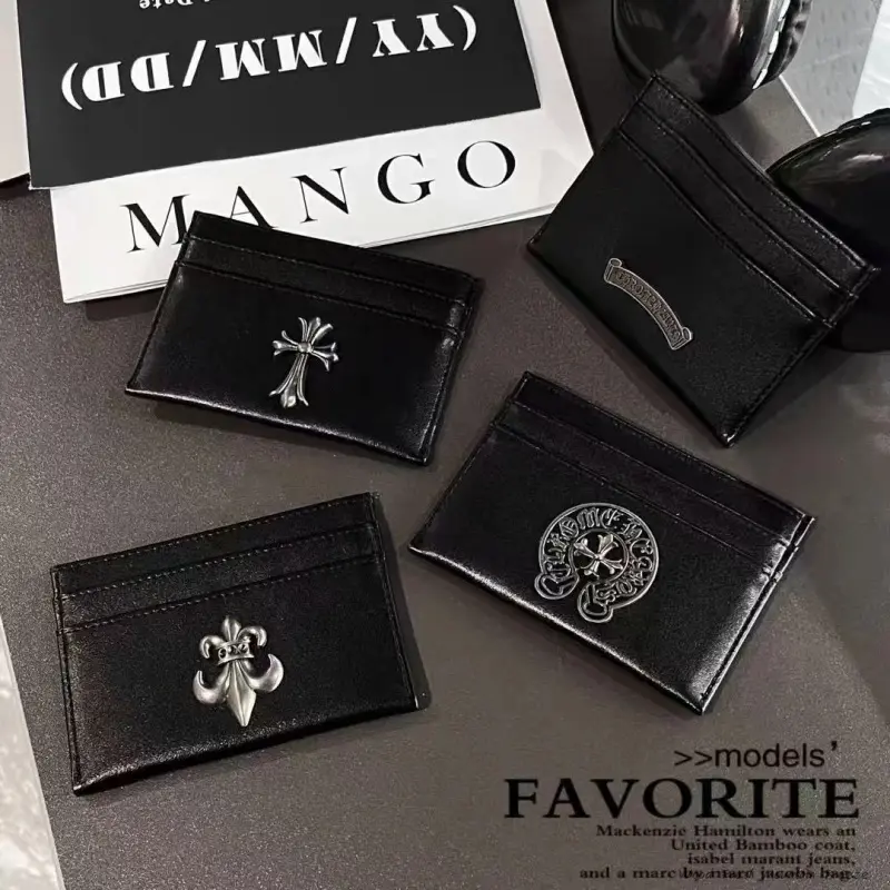 High-end genuine leather fashion wallet, designer style, luxurious medium-sized, soft leather pursewalletcard holder