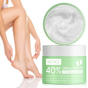 Yecuce Urea Cream 40 Percent For Feet Plus 5.29 oz, Urea Cream For Rough, Thick, Dry & Cracked Skin, moisturizer Hyaluronic Acid moisturizer- Nails Moisture Moisturizing Hydrating Lotion Hydrate