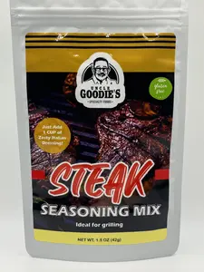 Uncle Goodie's Grilled Steak Seasoning Mix - Dry Seasoning for Ribeye, New York Strips, Filet Mignon, and More - Flavor