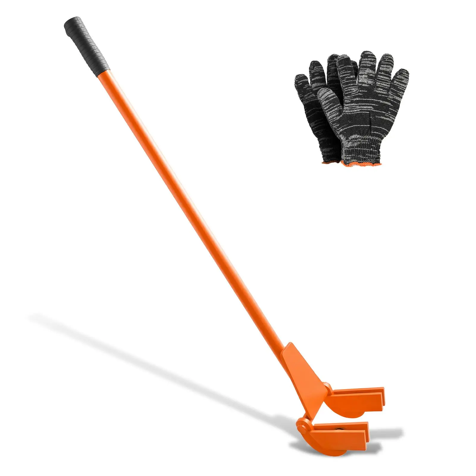 【Summerfinds】VEVOR Pallet Buster40-Inch Carbon Steel Handle Wrecking Pry Bar Tools2000 lbs Weight CapacityHeavy Duty Deck Board Removal Tool for FlooringFraming, Long-Reach Crowbars