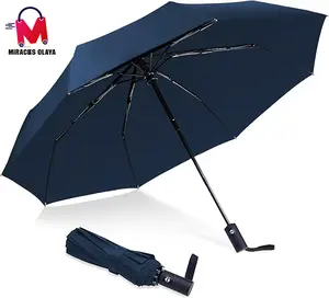 Compact Windproof Travel Umbrella – Lightweight, Automatic, Strong & Portable Folding Umbrella for Rain