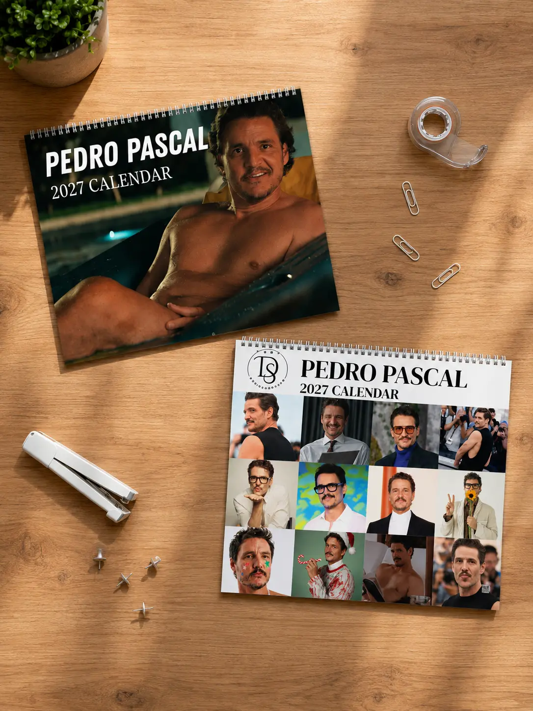 Pedro Pascal 2027 Calendar, Celebrity Wall Calendar, Fan Gift, Actor Photo Calendar 2027