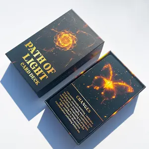 Path of Light Oracle Deck, Spiritual Guidance Cards, Self-Discovery & Daily Affirmations, Life & Relationships Oracle Cards, Healing Deck for Spiritual Development, Tarot Card Decks, Ages 14+