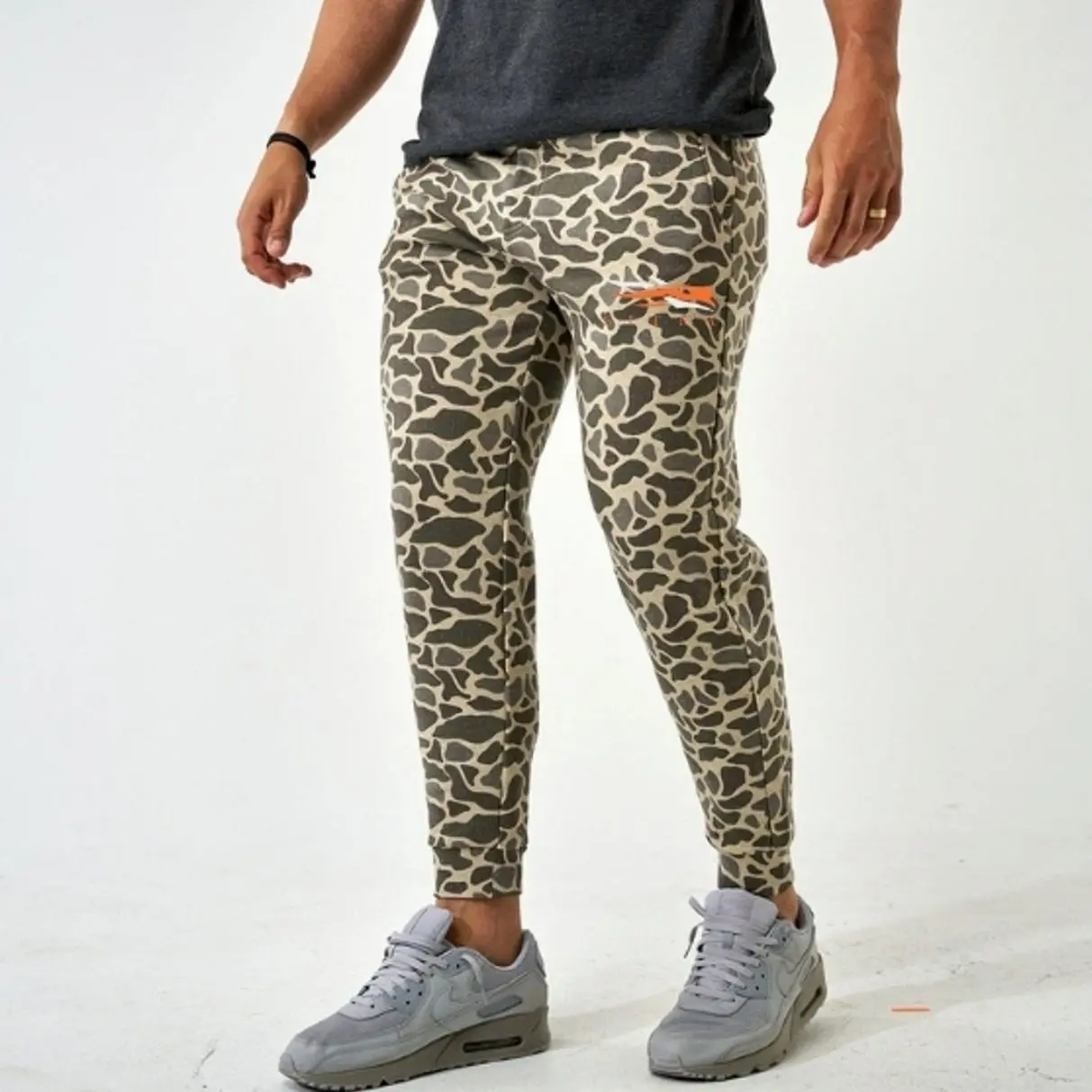SITKA Deer Camo Jogger Pants, Woodland Camouflage Fleece Joggers, Men's Athletic Jogger Pants, Outdoor Streetwear Pants, Soft Fleece Lounge Pants, Everyday Casual Sweatpants, Hunting Style Camo Pants, Gift for Him