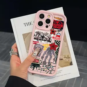 This Stranger Things Theme Phone Case for iPhone 17-11 & Samsung S25-S21 Ultra Anti-Fall Protection Christmas Gift