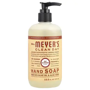 Mrs. Meyers Clean Day Hand Soap, Oat Blossom, 12.5 fl oz (370 ml)
