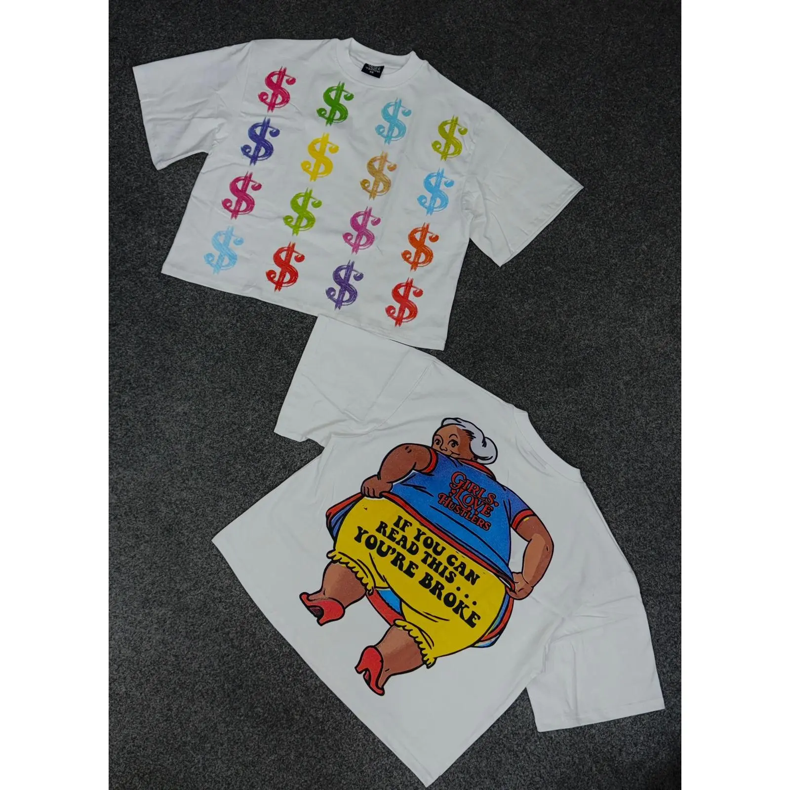 Girls Love Hustlers Crop Tees
