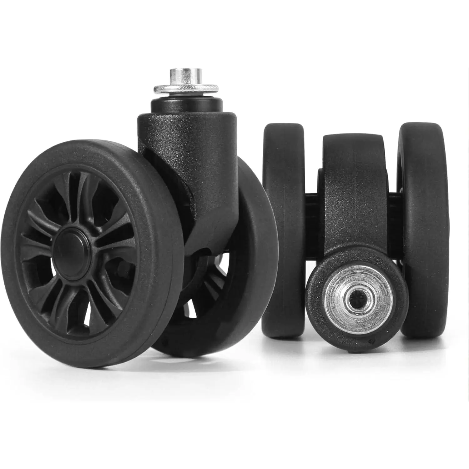 Luggage Replacement Wheels 2 count Suitcase Replacement Wheels Wear-Resistant Luggage Wheels for  Suitcase Repair