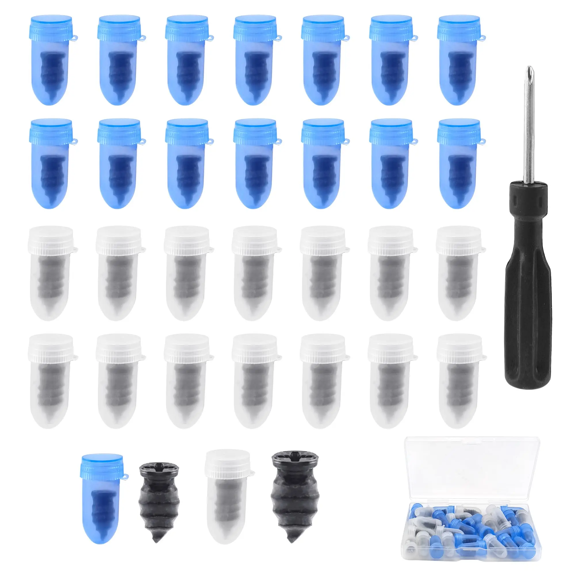 Tire Repair Kit, Rubber Plug Screws, Fast Fix Nails, Puncture Repair Tool, Car Tire Patch, Motorcycle Tire Repair, Auto Maintenance Kit, Quick Tire Fix, Vacuum Tire Plug, DIY Repair Set, Durable Tire Sealer, Emergency Roadside Tool, Self Service Kit.