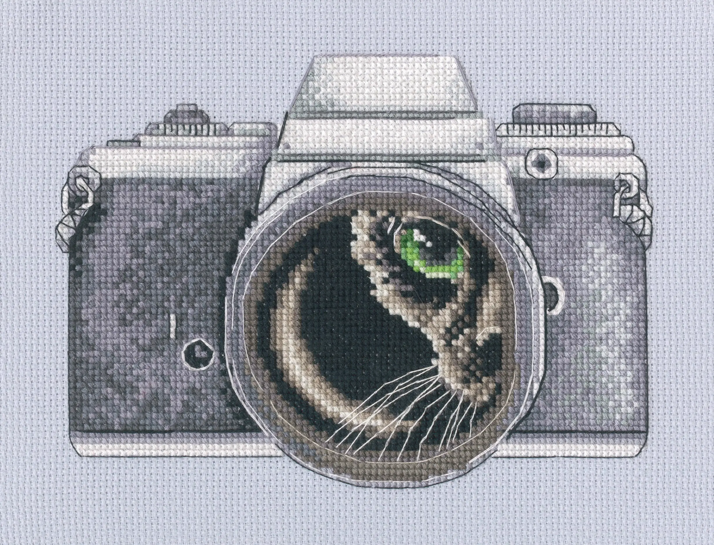 Catographer Counted Cross Stitch Kit by RTO M1037