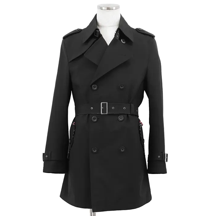 Pre-owned BURBERRY Polyester Small Leather Goods Black Label Trench Coat