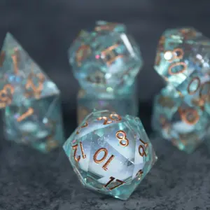 Will o' Wisp Liquid Core Dice Set
