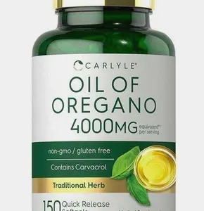Carlyle Oregano Oil 4000mg Supplement | 150 Softgel Capsules | Contains Carvacrol | Non-GMO & Gluten Free Formula