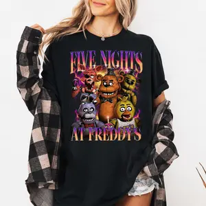 [SALE OFF UP TO 45%] Five Nights At Freddy's Shirt, FNAF T-Shirt, Gift For Women and Man Unisex T-Shirt