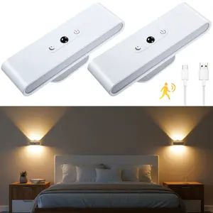Rechargeable Wall Light Wireless Lights with Remote & Touch Control 360° Adjustable 3 Color Temps for Modern Home Decor