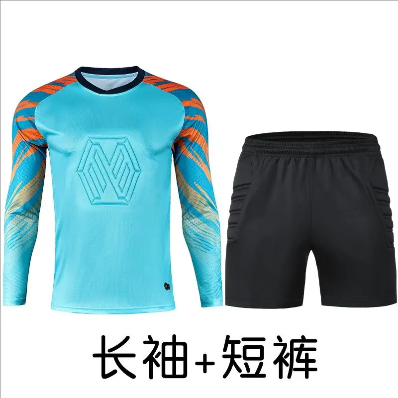 8008  Lake Blue Long Sleeve+Shorts