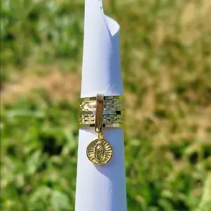 Virgen de guadalupe semanario gold ring