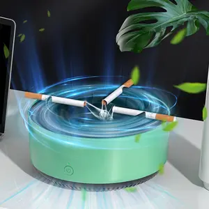 Smart Ashtray for Home Use, Intelligent Secondhand Smoke Removal, Ideal for Living Room & Office, Smoking Accessory
