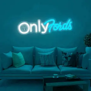 or Ford Exclusive LED Neon Sign - USB-Powered Wall-Mounted Garage & Cave Suitable for Ford Vehicles, Modern Blue Cursive for Ford Sign, Car Enthusiast Gift, Led Neon Lights, Led Signs