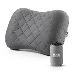 VEVOR Inflatable Camping Pillow Portable Travel Pillow with Machine Washable Cover