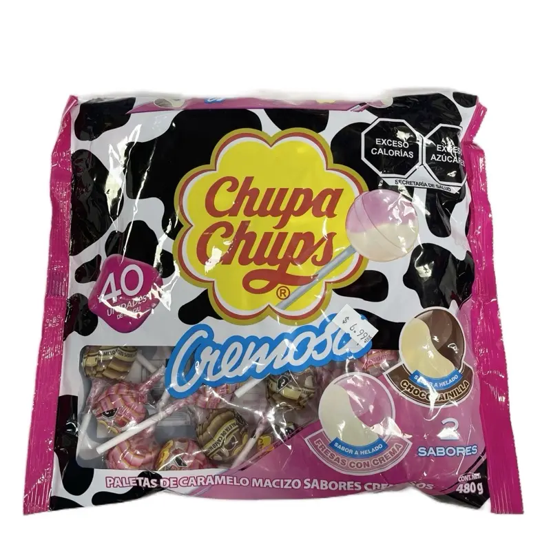 Chupa Chupa Sabores de Helado 40 Count Lollipops