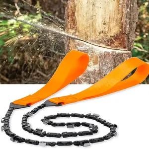 Portable Survival Chainsaw, Emergency Camping Hiking Multifunctional Tool, Pocket Hand Tool Bag, Outdoor Pocket Chainsaw, Essential Gear for Outdoors, Survival Tools, Survival Equipment