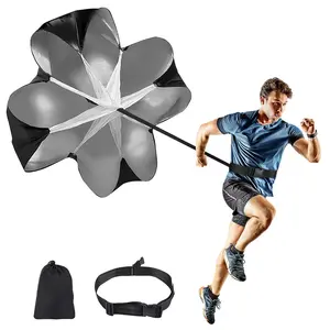 Portable 18lbs Sprint Resistance Parachute with AdjustableWaist Strap, Durable Speed Training Gear for Explosiveness &Stamina, Perfect for Football Players, Runners, Athletes & Youth Sports Training