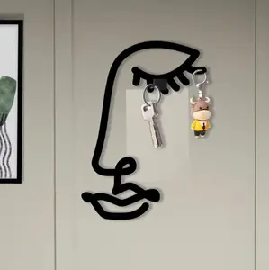 Little Prince Key Holder Metal Wall Mounted Key Hooks for Wall Decor, Handcrafted Metal Art, Unique Story Telling, Eco-Friendly Materials