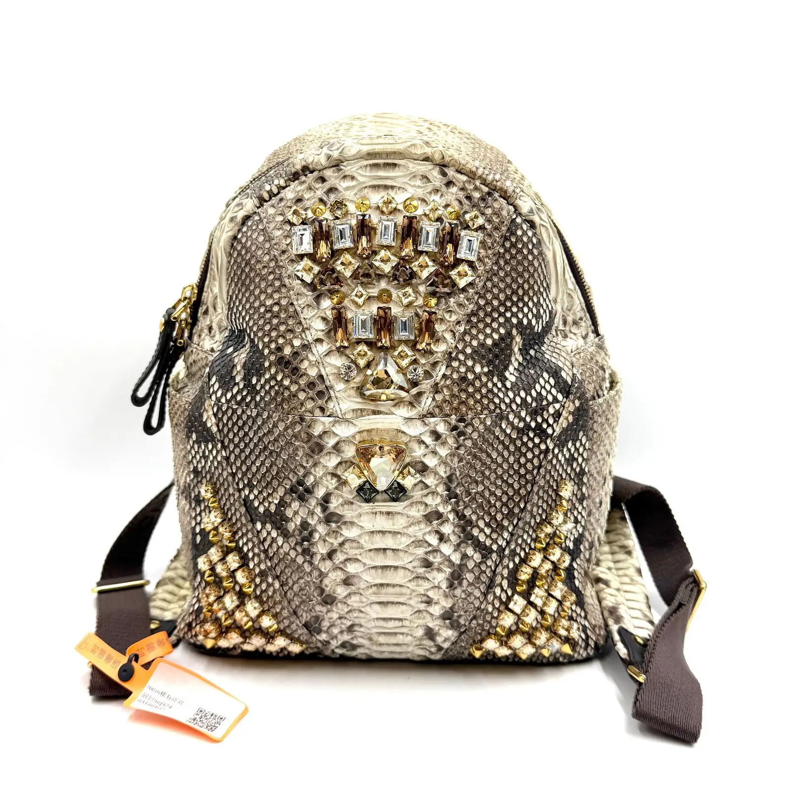 Pre-owned MCM AS Shown Backpacks hz 5109 Studded Backpack 26.06.06 liveshow