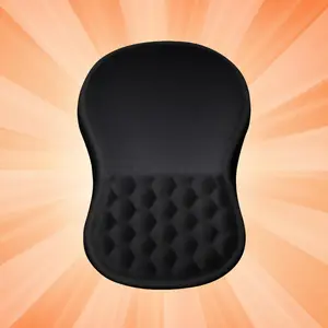 Ergonomic Gel Mouse Pad with Wrist Support and Massage, Pain Relief Memory Foam, Wireless Non-Slip Base, Universal Mouse Pad, Desk Mat, Desktop Accessory