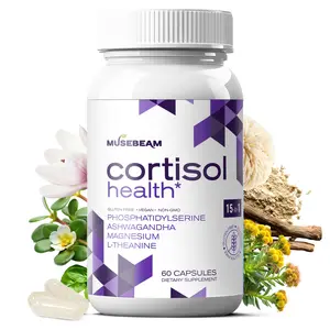 MuseBeam Cortisol Detox Supplement – Magnesium, Ashwagandha & L-Theanine Blend for Relaxation, Balance & Everyday Stress Support