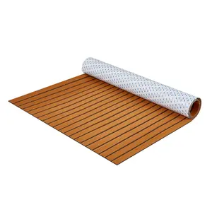 VEVOR Self-Adhesive EVA Foam Marine Decking Single Roll, 94.5"x46" 29.9 sq.ft Non-Slip Boat Flooring for Boats, Pontoons