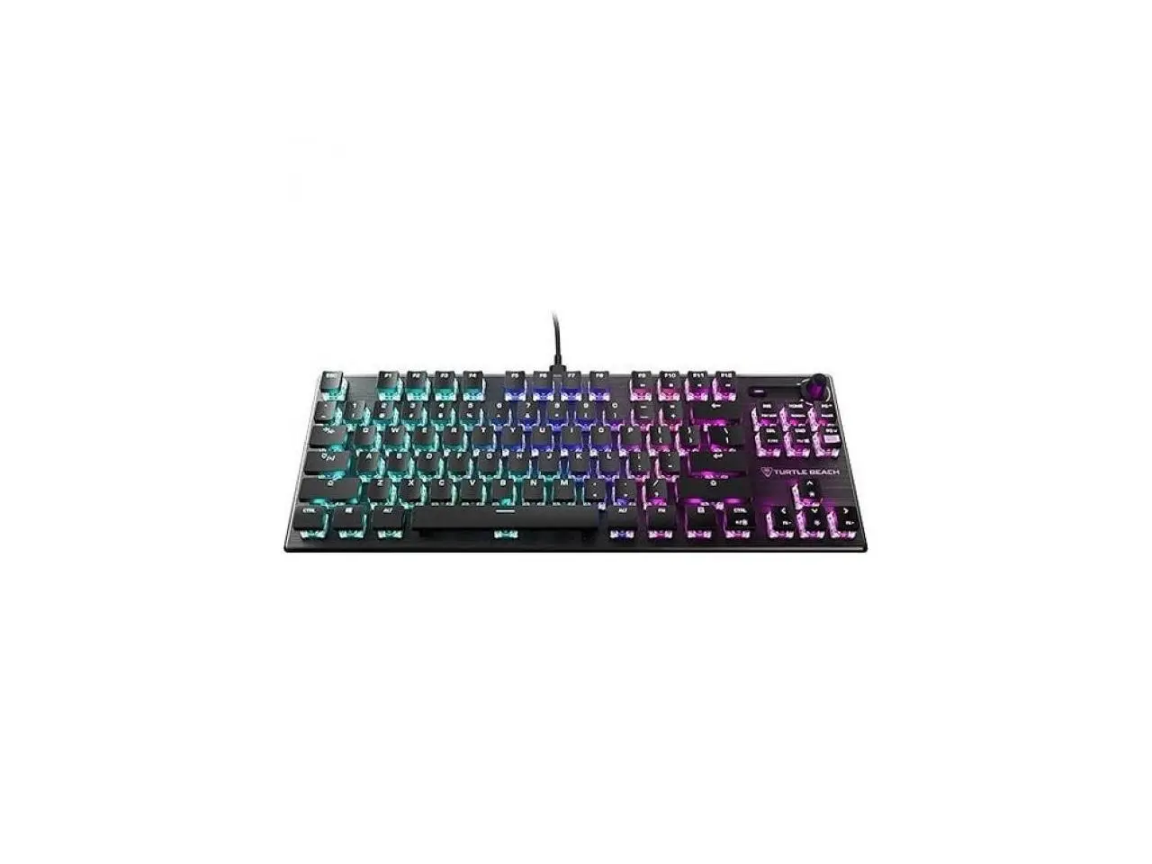 PC Accessory:  Keyboard - Turtle Beach Vulcan TKL AIMO Linear Mechanical Titan Gaming Keyboard - Black