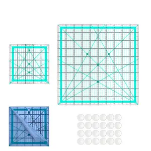 2pcs Quilting Square Rulers (5", 10") Quilting Templates