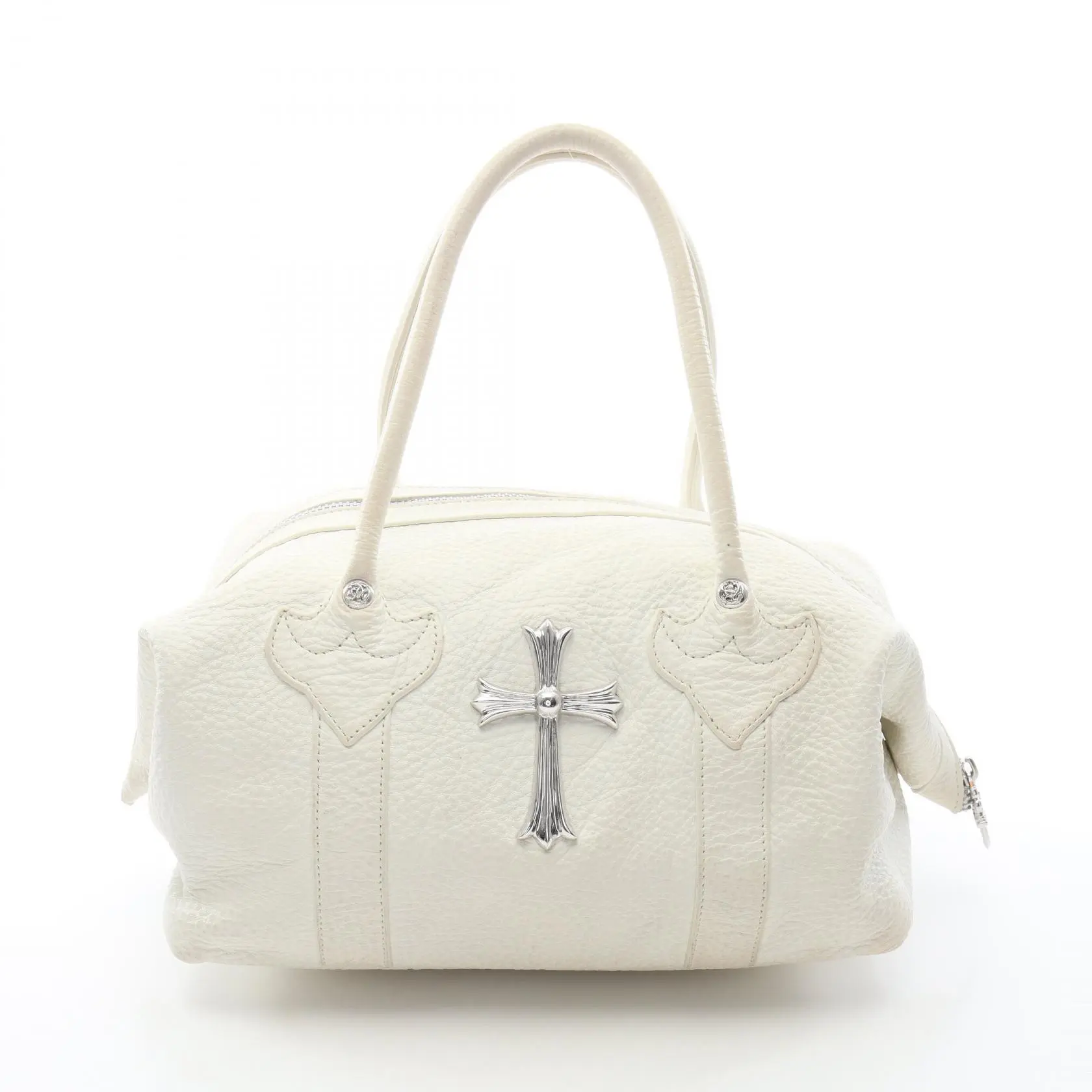 Pre-owned Chrome Hearts Others Shoulder Bags Monica Large Cross Leather Handbag