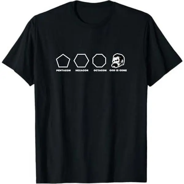 Nietzsche Philosopher Geometry Philosophy Meme T-Shirt