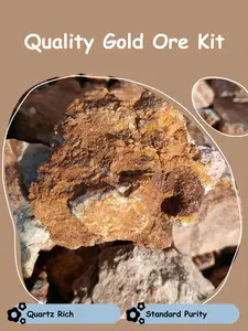 Quality Hardrock Gold Ore for Mining, Prospecting, Crushing Ore Fun