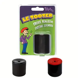 Prank Squeeze Sound Fart Tube Toy, Round, Durable Soft Rubber, Reusable, Perfect for Home Activities Party Jokes Gift