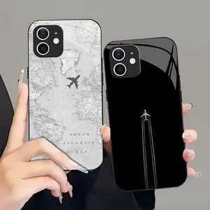 Suitable for [iPhone 12 Mini] high-end phone case🤩，a wide variety of airplane designs are available, offering a sophisticated and minimalist aesthetic，drop-resistant and fingerprint-proof YM99