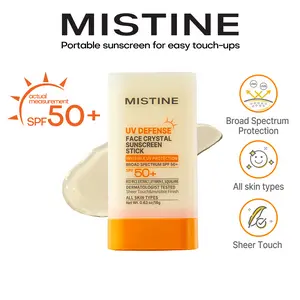 NEW【MISTINE】UV Defense  Face Crystal Sunscreen Stick SPF 50+/Outdoor Sunscreen Stick，Face and Body Use-Wider Coverage #SummerVibes