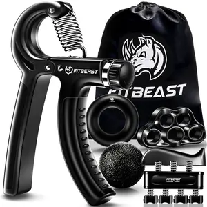 Grip Trainer, Hand Grip Strengthener, Adjustable Resistance, For Athletes, Forearm Strength Trainer (5 Pack)