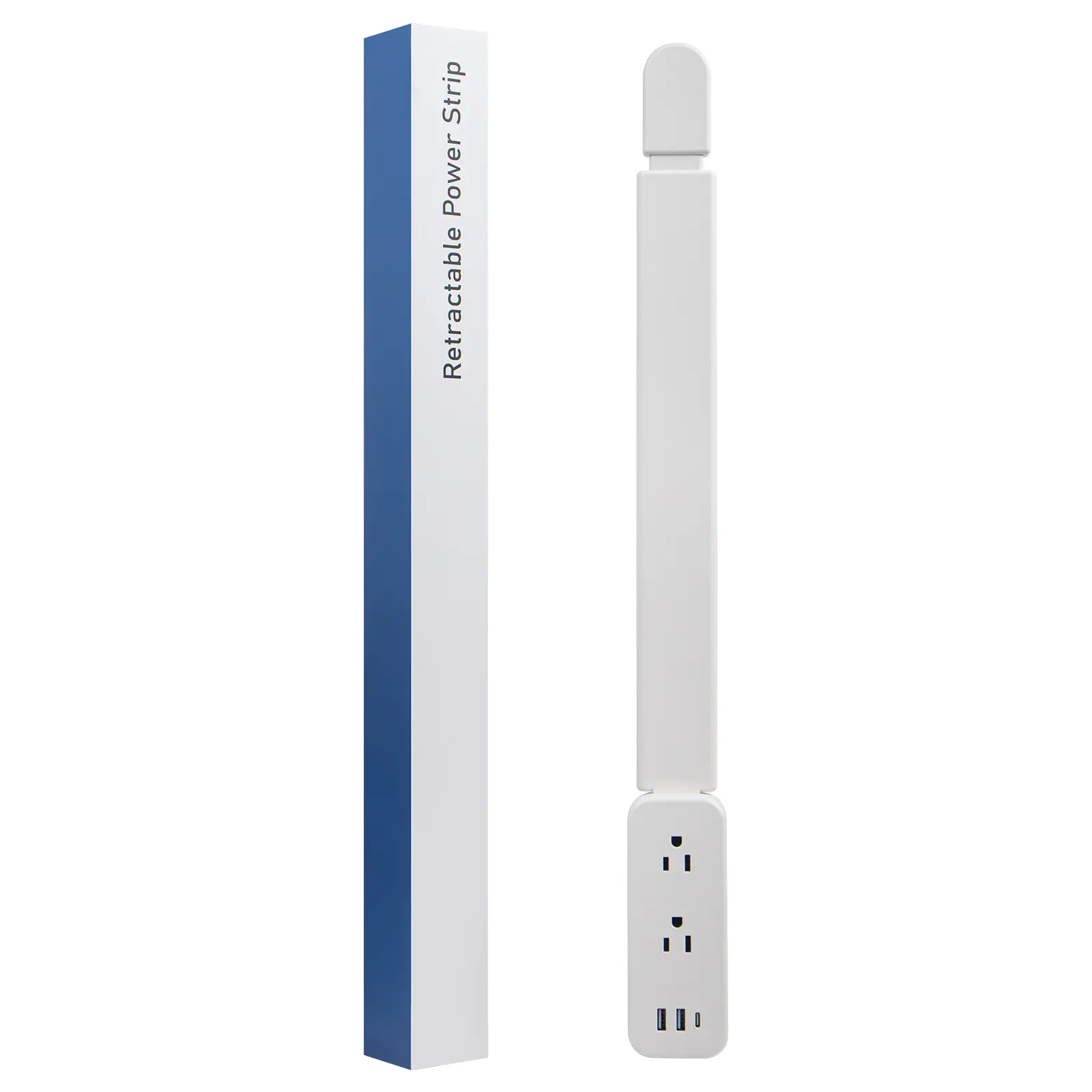 Electrical outlet Extende, Access Hard-to-Reach Outlets! Features UsB-A,Us-C, and 2 Ac Outlets, Extends 2"-34", Rotates 180. Use Behind couches, Nightst.
