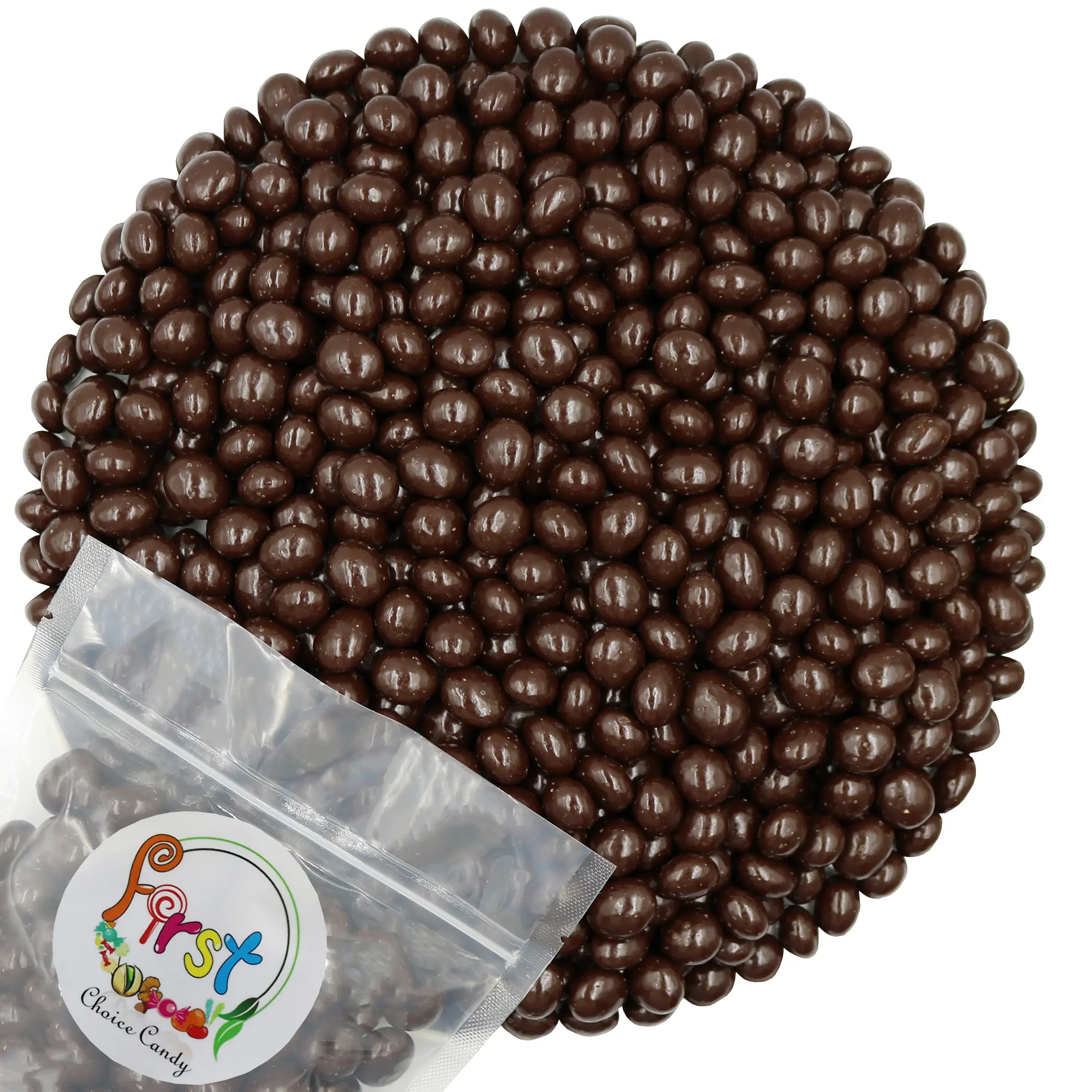 Dark Chocolate Covered Roasted Espresso Coffee Beans 2 LB Bag