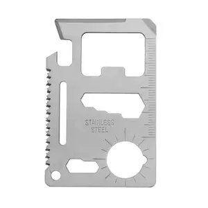 Multifunctional Combination Tool Card Keychain Hanging Buckle Nail Remover Gadget Inner Angle Wrench